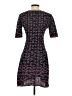 M Missoni 100% Polyester Chevron-herringbone Black Purple Casual Dress Size S - photo 2