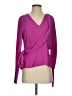 Atlein Collective 100% Polyester Purple Long Sleeve Blouse Size 4 - photo 1