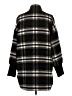 Steve Madden Plaid Black Coat Size XS - photo 2
