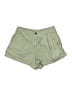 Free People Solid Green Khaki Shorts Size 0 - photo 1