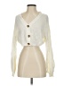 Shein 100% Acrylic Ivory Cardigan Size 2 - photo 1