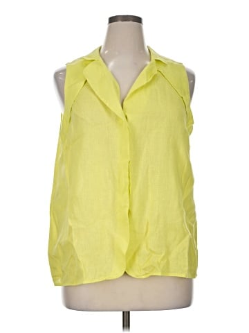 Armani Collezioni Sleeveless Button-Down Shirt (view 1)