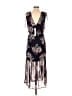 NSR Floral Blue Cocktail Dress Size S - photo 2