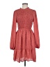 Andree by UNIT 100% Polyester Tweed Red Casual Dress Size M - photo 1