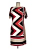 Studio One Chevron-herringbone Red Casual Dress Size M - photo 1