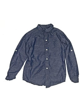 Janie And Jack Long Sleeve Button Down Shirt