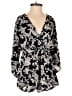Stevie Sister 100% Rayon Paisley Black Romper Size XS - photo 1