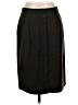 Brooks Brothers 100% Wool Solid Black Wool Skirt Size 4 - photo 1