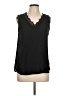 Unbranded 100% Polyester Black Sleeveless Blouse Size L - photo 1