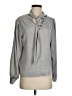 prologue 100% Polyester Gray Long Sleeve Blouse Size S - photo 1