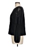 Kaari Blue 100% Polyester Black Long Sleeve Blouse Size L - photo 5