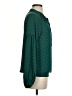 Great Jones 100% Polyester Green Long Sleeve Blouse Size XS - photo 4
