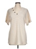 Unbranded Ivory Short Sleeve Top Size L (estimated) - photo 1