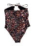 Unbranded Print Black One Piece Swimsuit Size XL - photo 2