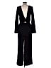H&M 100% Polyester Black Jumpsuit Size 8 - photo 2