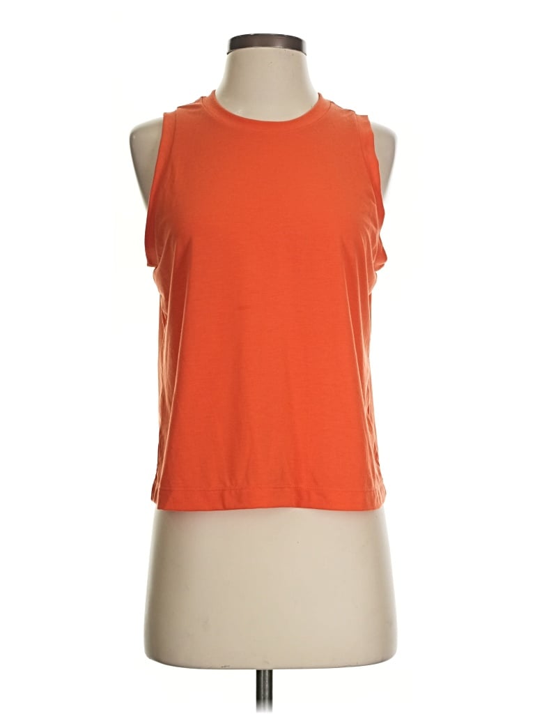 Pre-owned Free Fly Sleeveless T-shirt In Orange