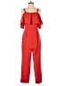 Topshop Solid Red Jumpsuit Size 6 - photo 1