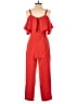 Topshop Solid Red Jumpsuit Size 6 - photo 2