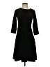 Lands' End Solid Black Casual Dress Size XS - photo 1