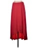 Chico's Solid Red Casual Skirt Size Sm (0) - photo 1