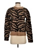DKNY Animal Print Brown Pullover Sweater Size S - photo 1