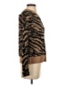 DKNY Animal Print Brown Pullover Sweater Size S - photo 4