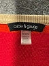Cable & Gauge Color Block Red Pullover Sweater Size M - photo 7