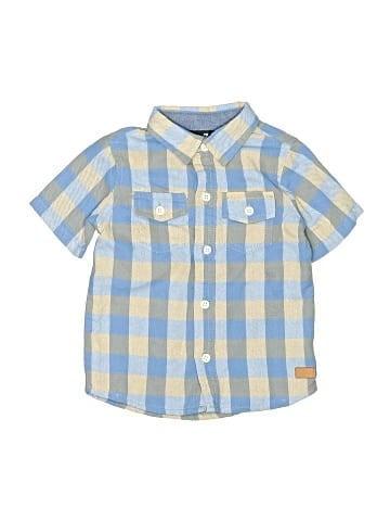 7 For All Mankind Short Sleeve Button-Down Shirt (view 1)