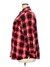 Lane Bryant Plaid Red 3/4 Sleeve Button-Down Shirt Size 22 - 24 Plus - photo 5