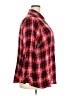 Lane Bryant Plaid Red 3/4 Sleeve Button-Down Shirt Size 22 - 24 Plus - photo 4