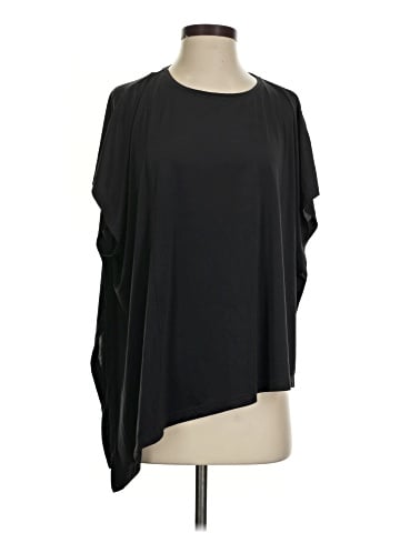 Zara W&B Collection Short Sleeve Blouse (view 1)