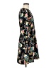Ann Taylor LOFT Paisley Black Casual Dress Size 6 - photo 4