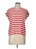 Bobeau Stripes Red Short Sleeve T-Shirt Size L (petite) - photo 1
