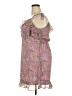 Rewind 100% Polyester Paisley Purple Cocktail Dress Size XXL - photo 5