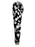 Express Floral Black Casual Pants Size S - photo 5