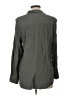 dalia 100% Rayon Gray Long Sleeve Blouse Size L - photo 2