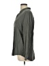 dalia 100% Rayon Gray Long Sleeve Blouse Size L - photo 5