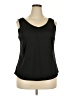 Gloria Lance 100% Polyester Black Sleeveless T-Shirt Size 2X - photo 1