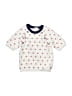 Egg by Susan Lazar 100% Cotton Polka Dots White Pullover Sweater 9-12 MO / 12 MO - photo 1
