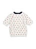 Egg by Susan Lazar 100% Cotton Polka Dots White Pullover Sweater 9-12 MO / 12 MO - photo 2