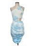 Unbranded Tie-dye Blue Cocktail Dress Size M - photo 1