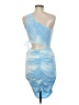 Unbranded Tie-dye Blue Cocktail Dress Size M - photo 2