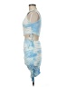 Unbranded Tie-dye Blue Cocktail Dress Size M - photo 5