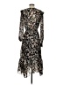 Assorted Brands 100% Polyester Floral Black Cocktail Dress Size S - photo 2