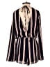 English Factory 100% Rayon Stripes Black Romper Size XS - photo 2