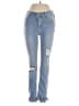 Free People Hearts Blue Jeans Size 25 waist - photo 1