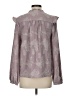 Mystree 100% Polyester Purple Long Sleeve Blouse Size S - photo 2