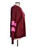 John & Jenn Color Block Burgundy Pullover Sweater Size L - photo 4