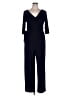 Emma & Michele Solid Blue Jumpsuit Size L - photo 1