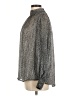 H&M Animal Print Silver Long Sleeve Blouse Size M - photo 5